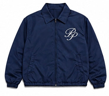 Navy Blue Collard Tracksuit Jacket